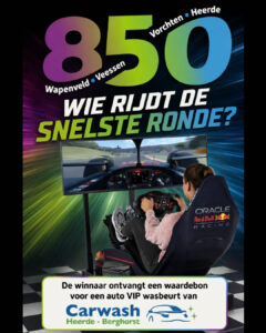 Heerde850 Ondernemersfestijn - Racesimulator - Berghorst Carwash Heerde